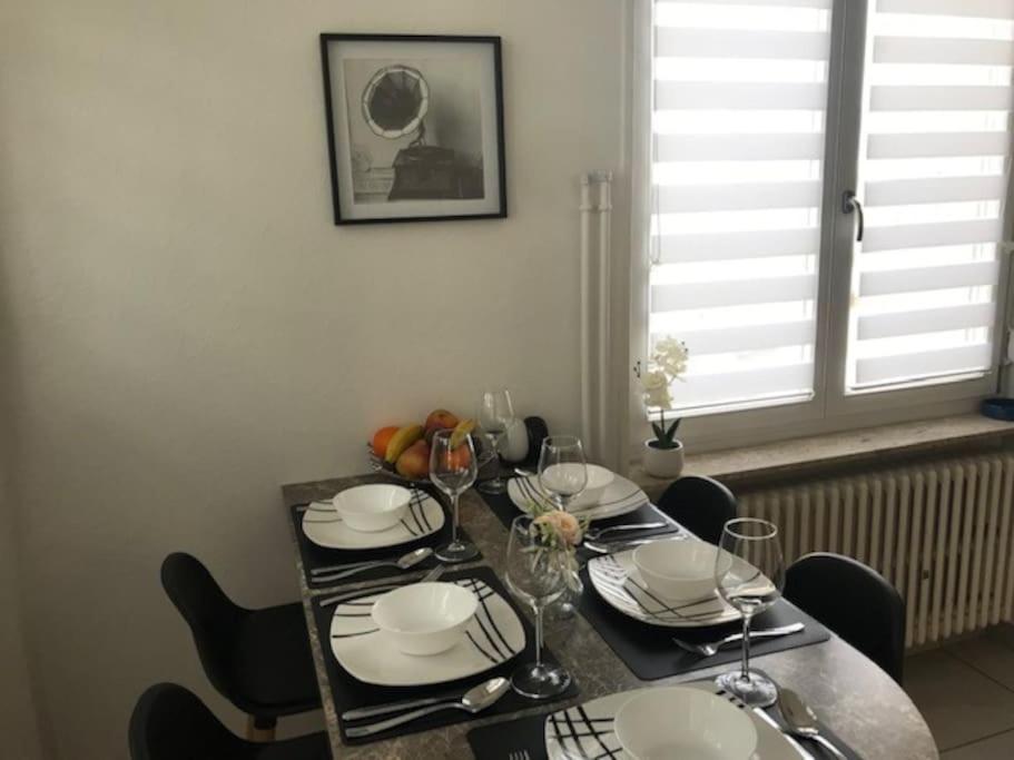 Appartement Des 3 Pays. 2 Mn De Bale+ Free Parking Saint-Louis  Luaran gambar